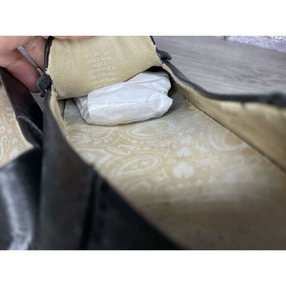 OluKai Kiele Black Leather Loafer Convertible Slip On Flats Shoes Women 9M US/39 - Picture 7 of 16